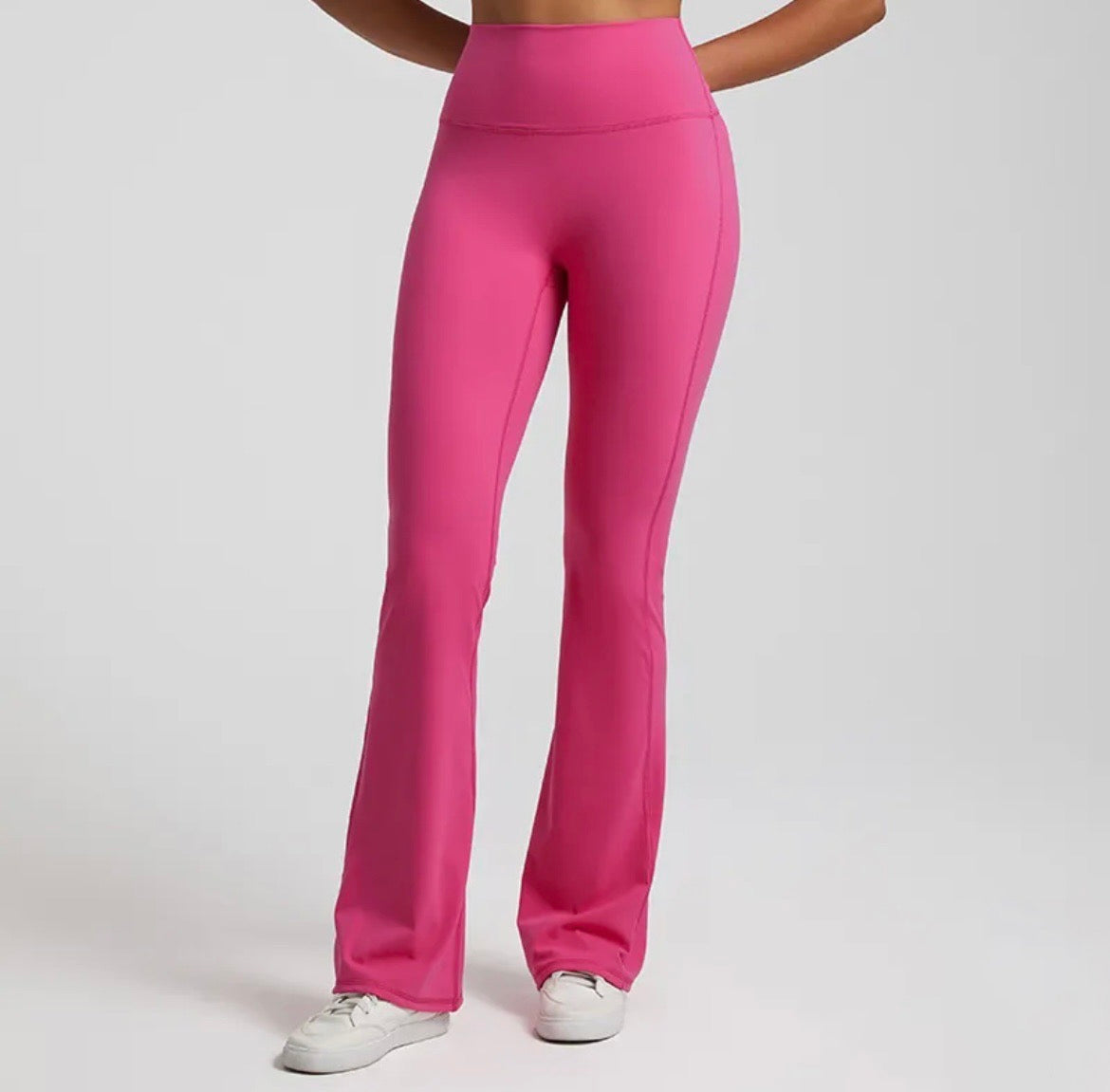 Flared Summer leggings pink – grindhouseathletics