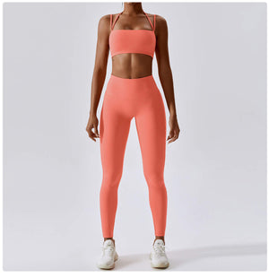 Glow up leggings orange