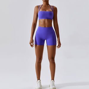 Glow up Sports bra purple