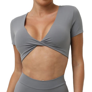 Twist top gray