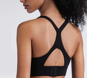 HIIT time sports bra black