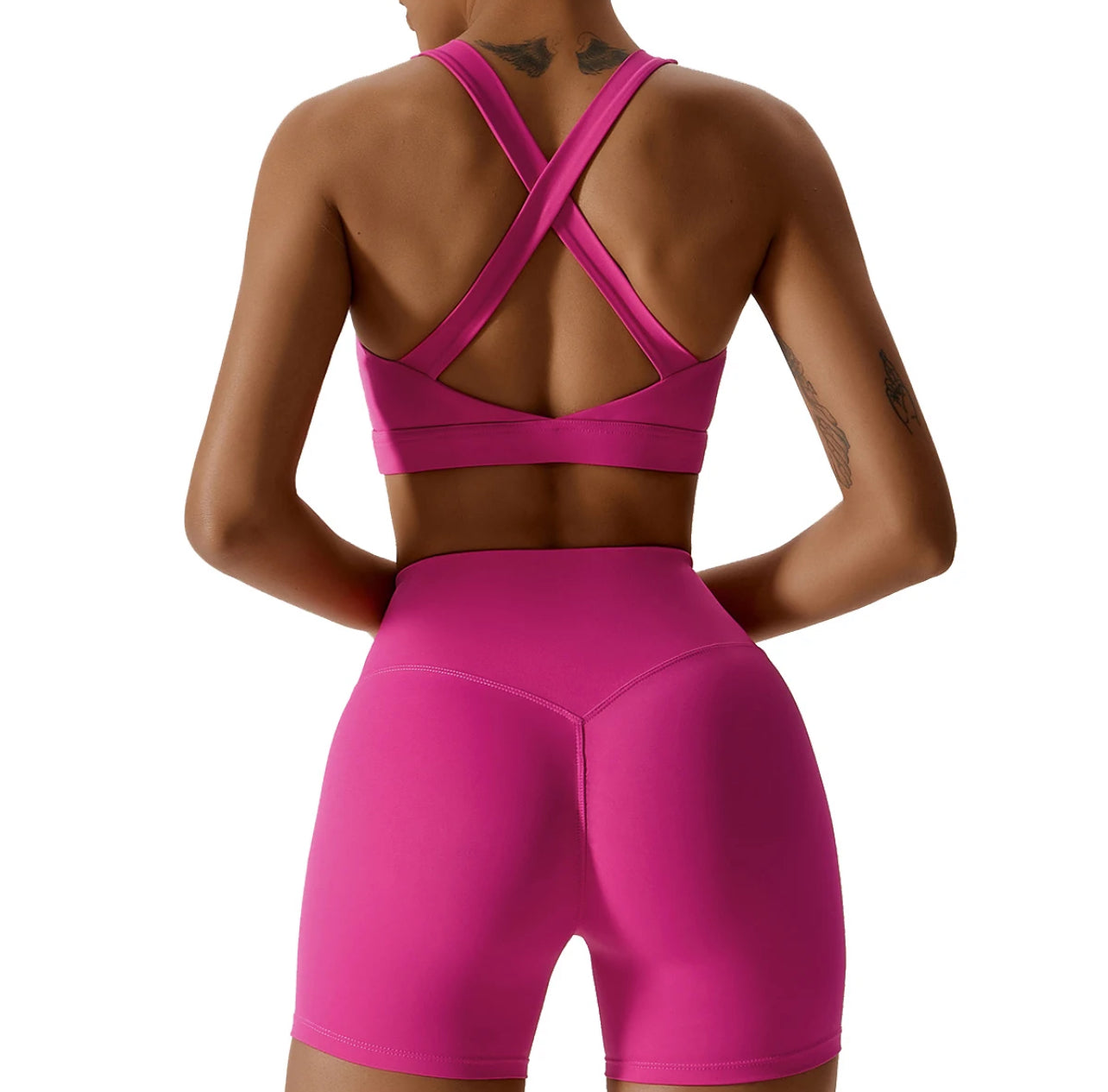 Thrive sports bra pink