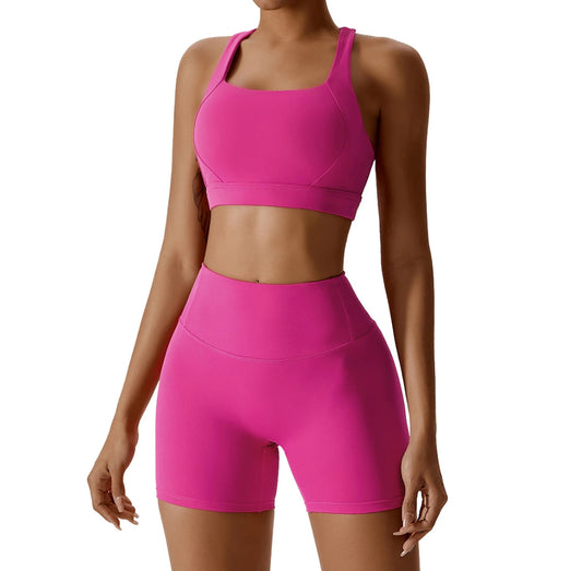 Thrive sports bra pink