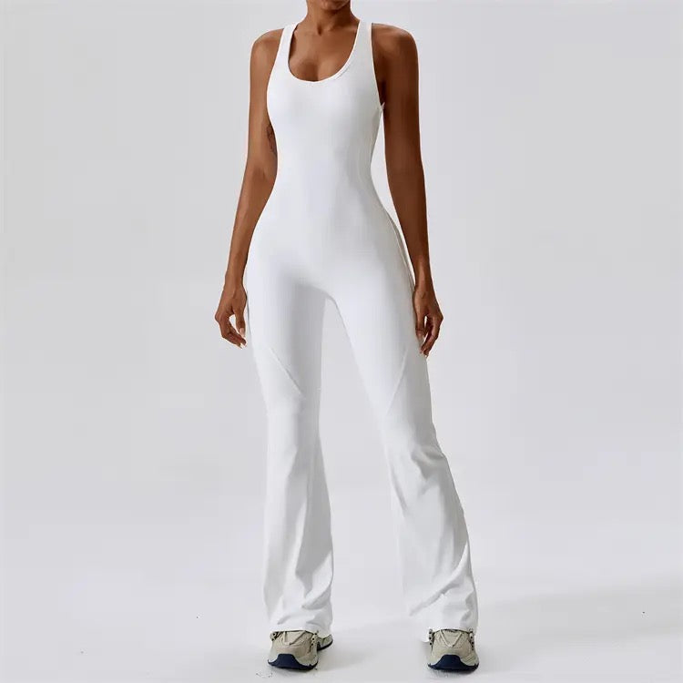 Fall jumpsuit white