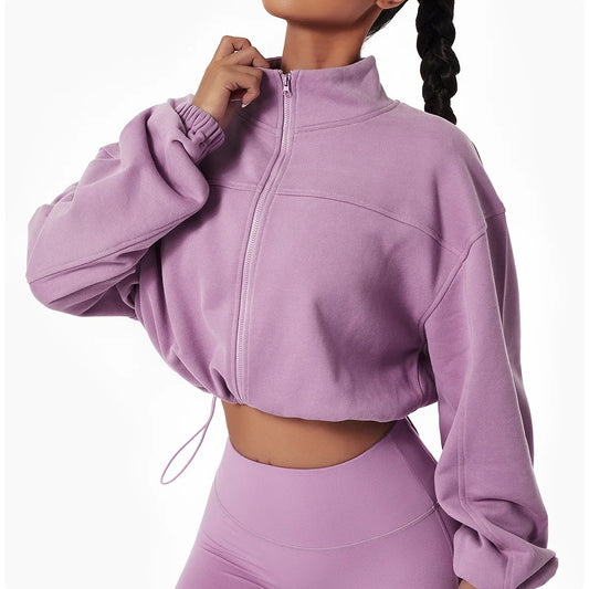 Light work zip up lavender