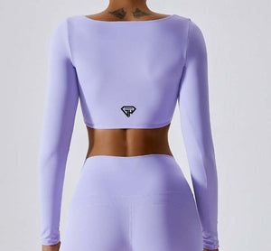 Hot girl top purple