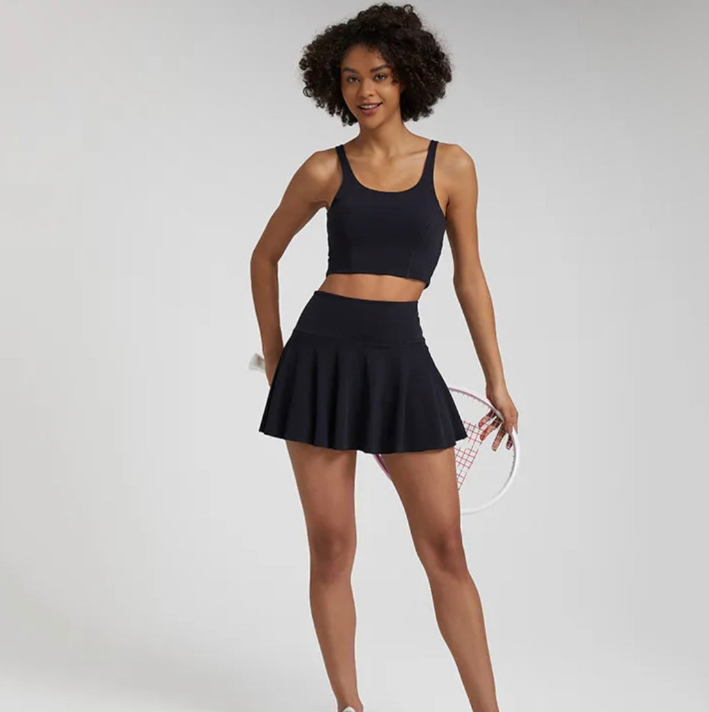 Tennis skort black