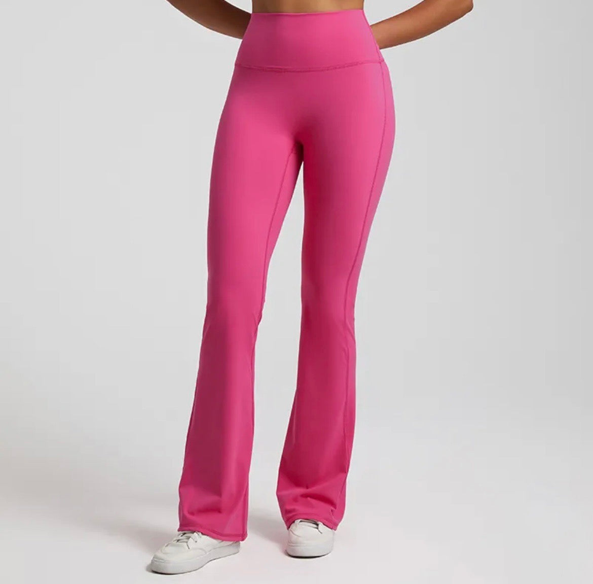 Flared Summer leggings pink