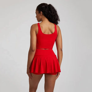 Tennis skort red