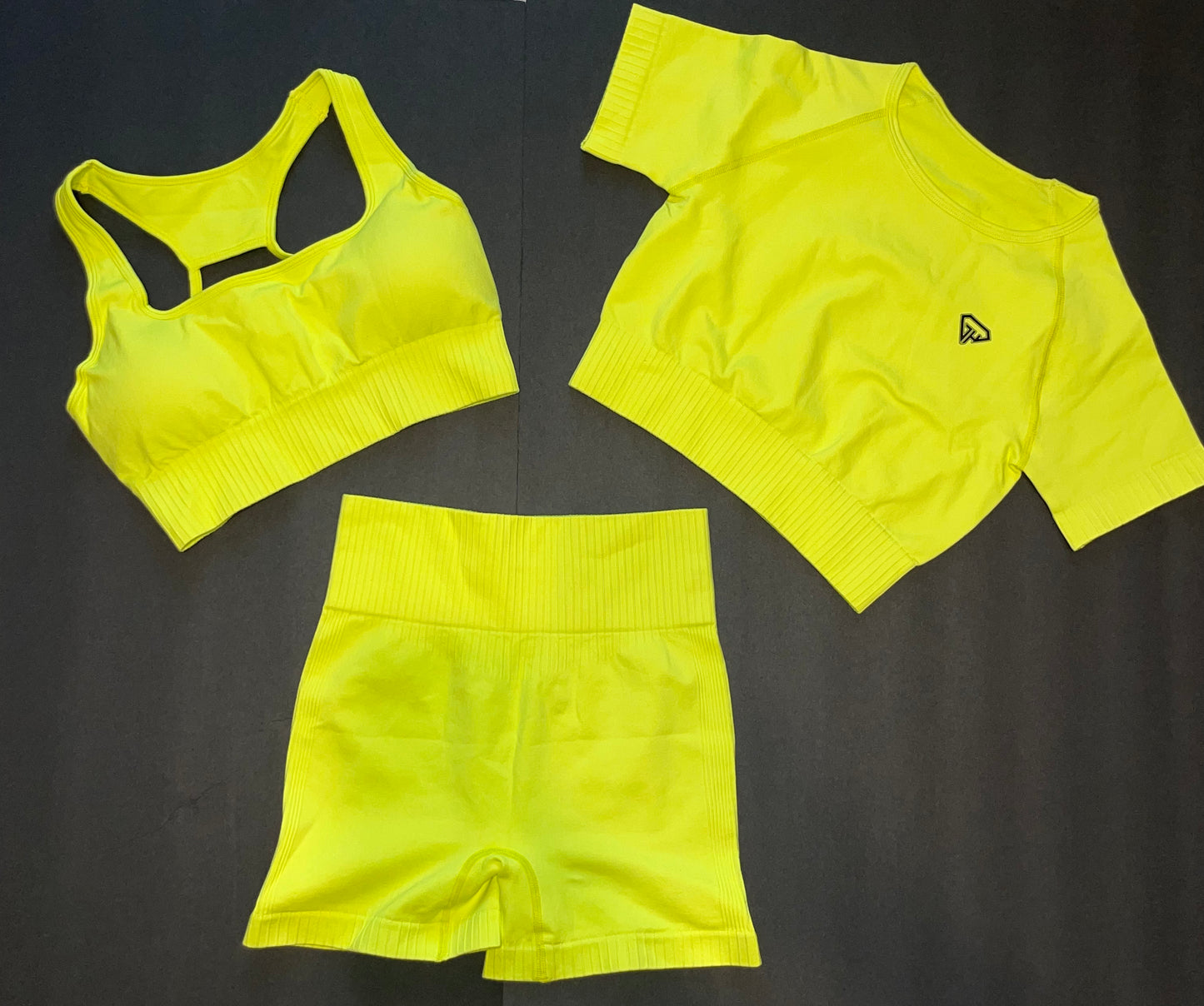 Outshine sports bra yellow