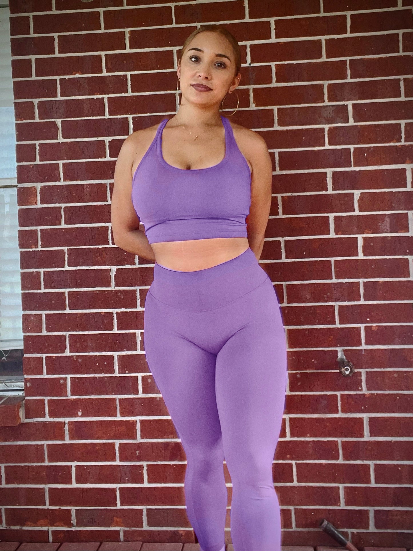 Conquer tank top lavender