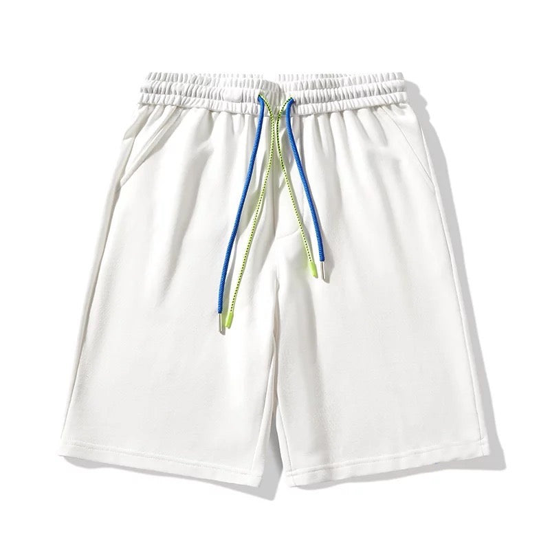 Mens trainer shorts white