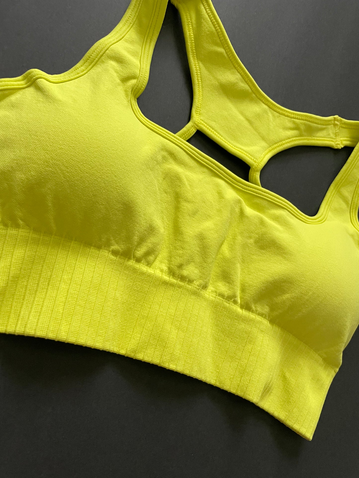 Outshine sports bra yellow