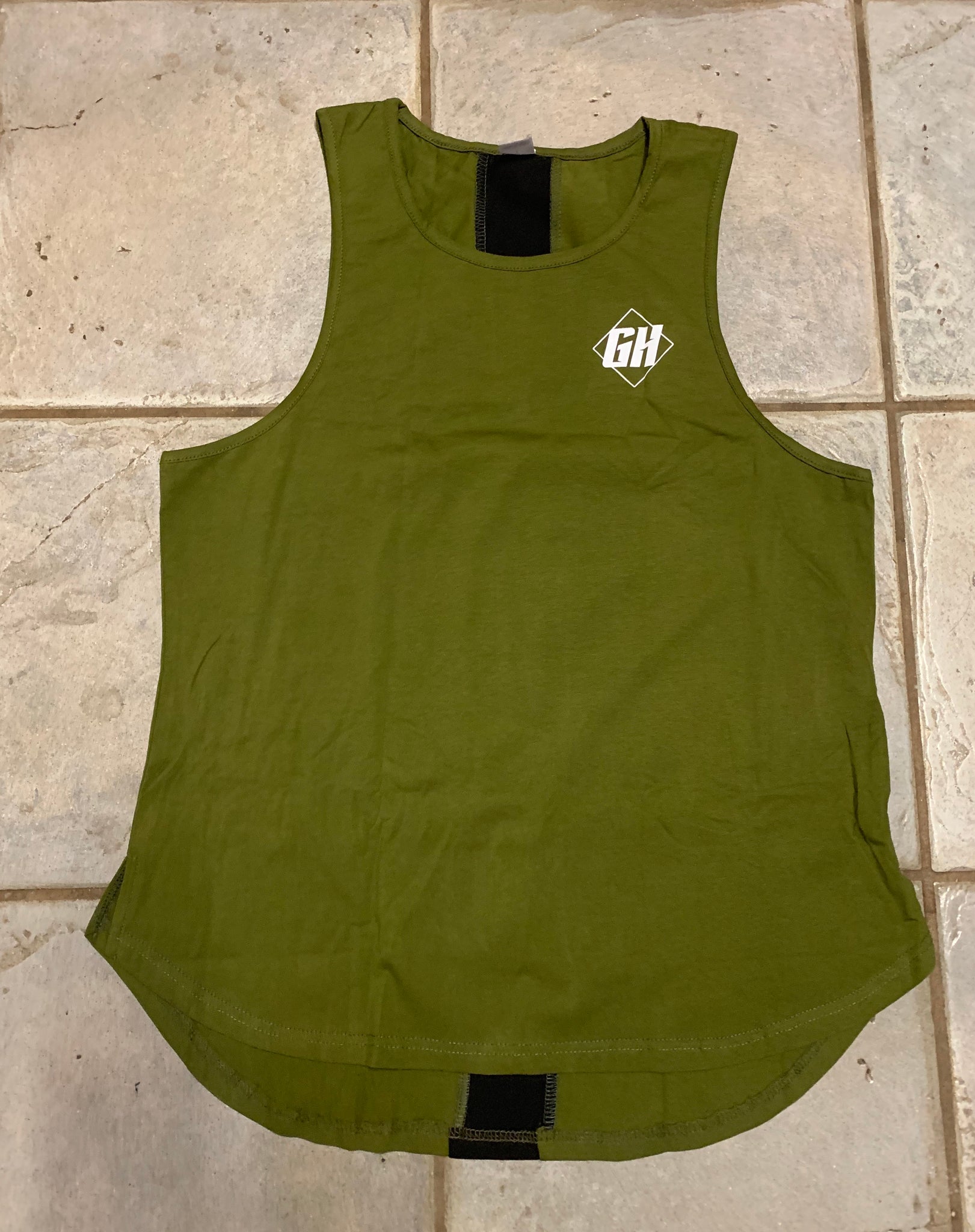 Athletic tank green