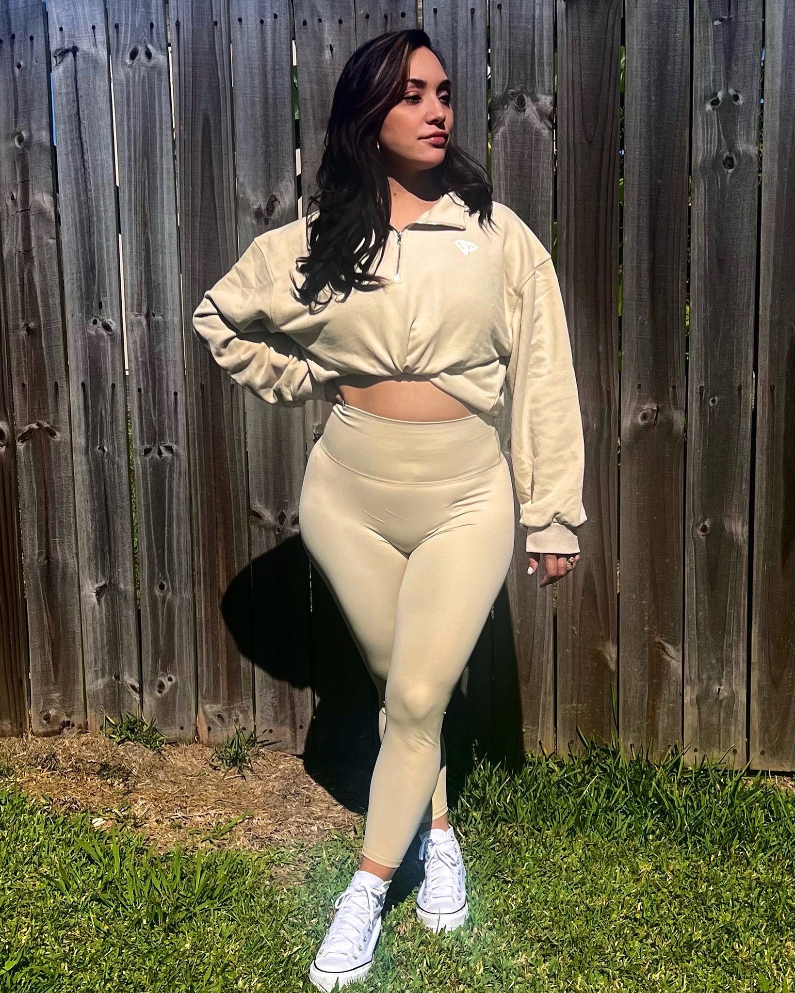 Light work leggings cream