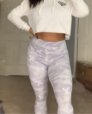 Esther leggings white camo