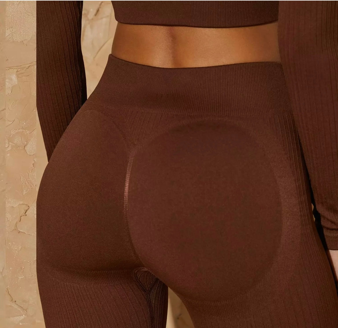 Rise leggings wine