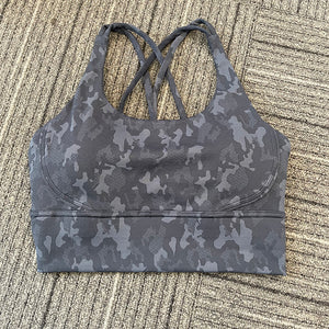 camouflage top black