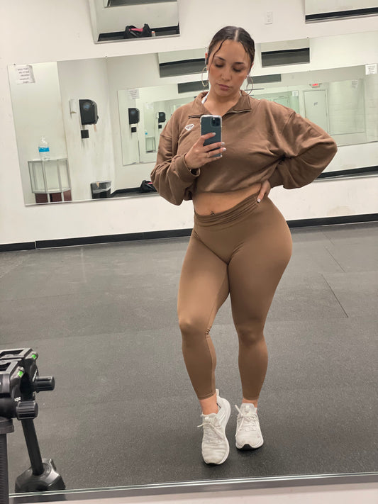 Light work leggings brown