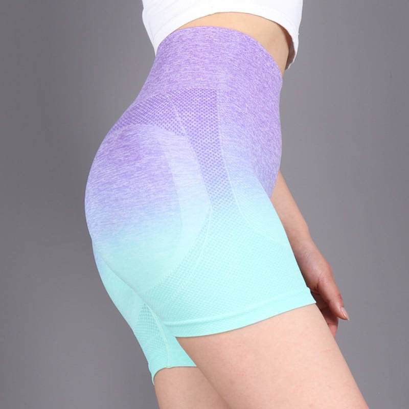 Soft Ombre shorts purple