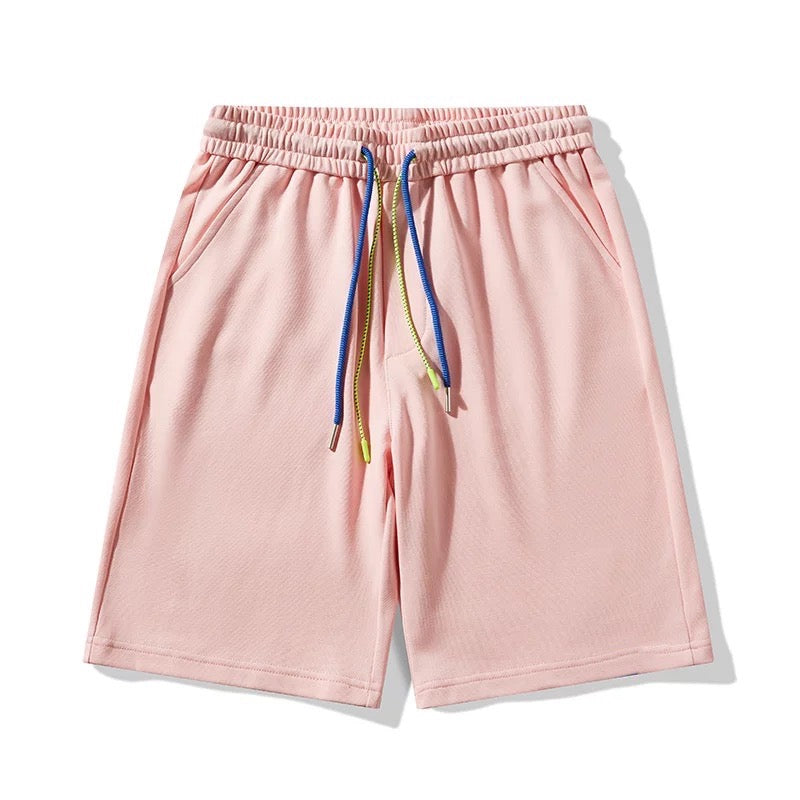 Mens trainer shorts pink