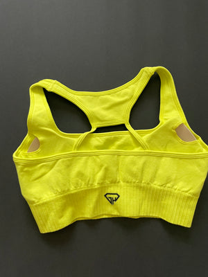 Outshine sports bra yellow