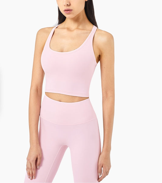 Conquer leggings baby pink