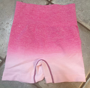 Soft Ombre shorts pink