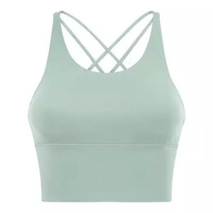 Gear up sports bra light green