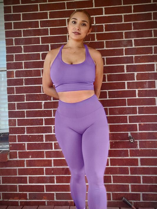 Conquer leggings lavender