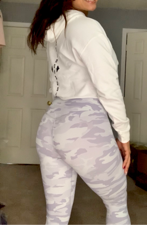 Esther leggings white camo