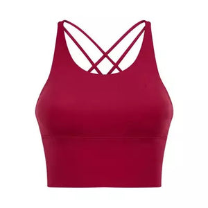 Gear up sports bra wine