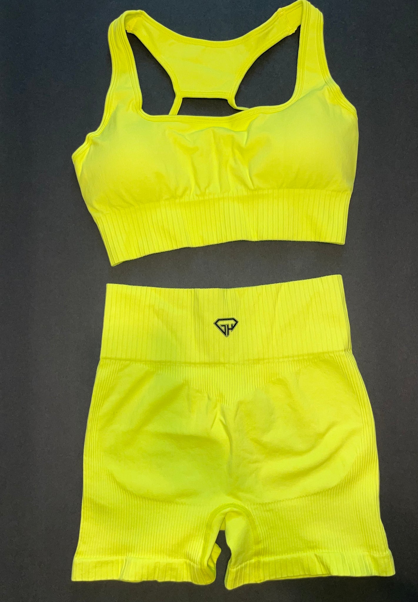 Outshine sports bra yellow