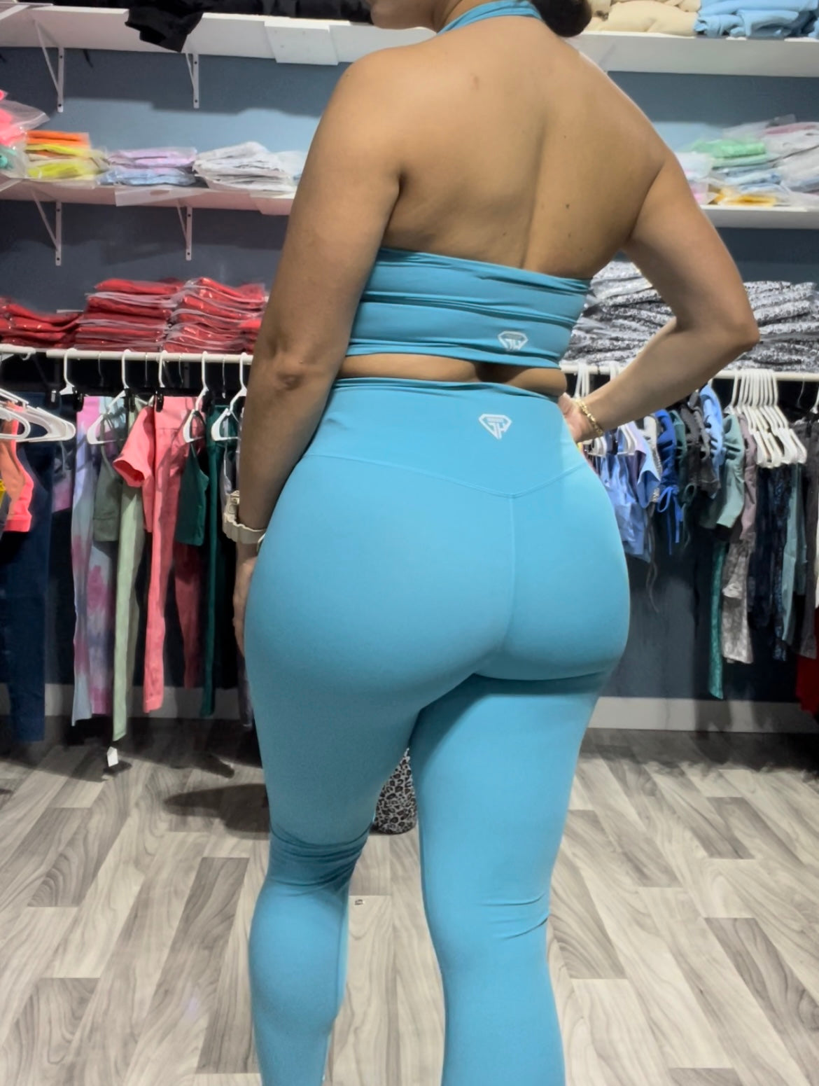 Hyperglam leggings light blue